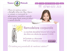 Tablet Screenshot of estetica-medicala.com